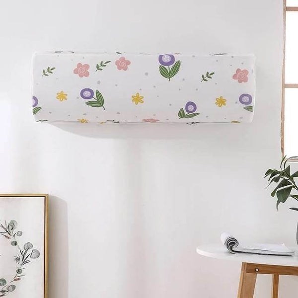 1.5 Ton Green Leaf  Design Dust Protector Ac Cover