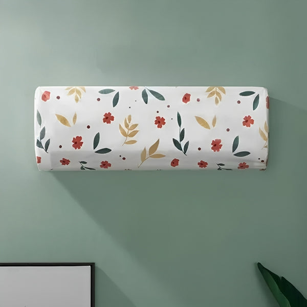 1.5 Ton Multicolor Leaf Design Dust Protector Ac Cover
