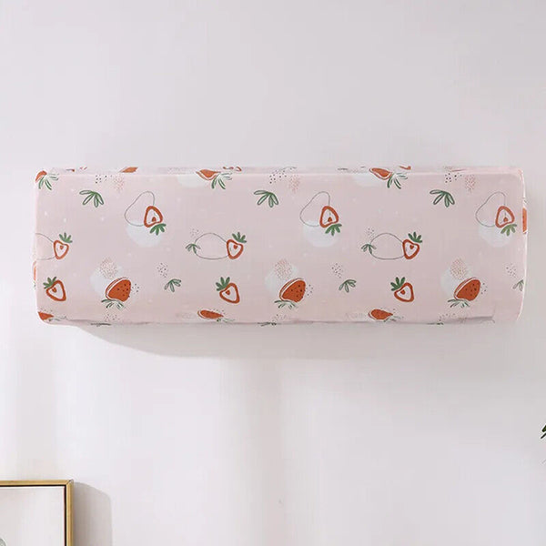 1.5 Ton Pink Carrot Design Dust Protector Ac Cover