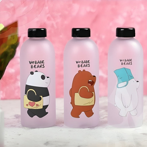 1000ml Panda Bear Pattern Water Bottle