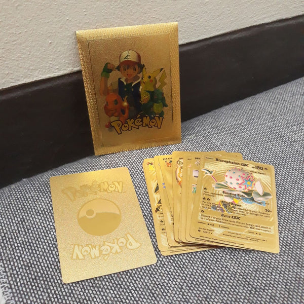 10 Piece Pokemon Golden Cards