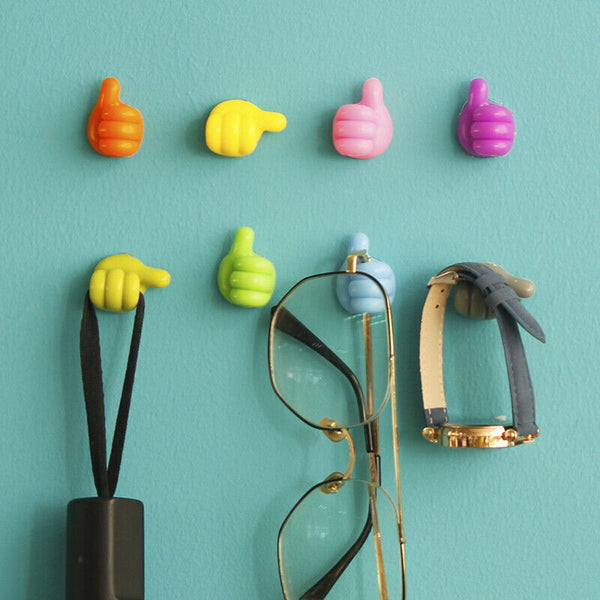 10 Piece Thumbs up Shape Hanging Cable Organizer