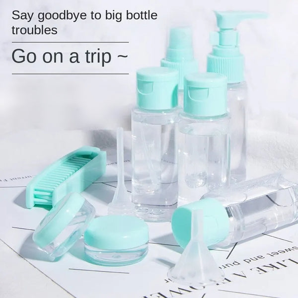 11 pieces Travel kit Bottle Set