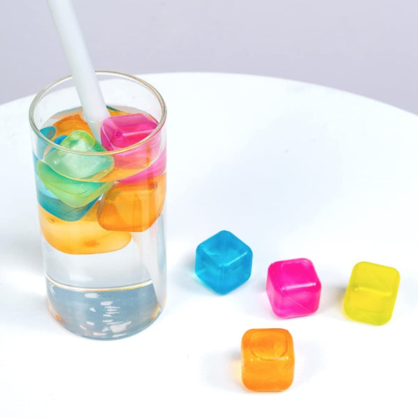 12 Piece Reusable Plastic Ice Cubes