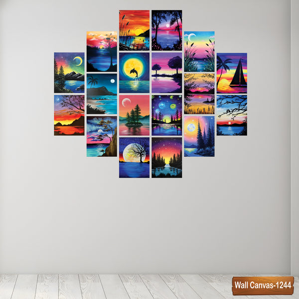 18 Piece 8x6 Pvc Board Wall Canvas-1244