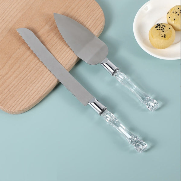 2 Piece Cake Serving Knife Set