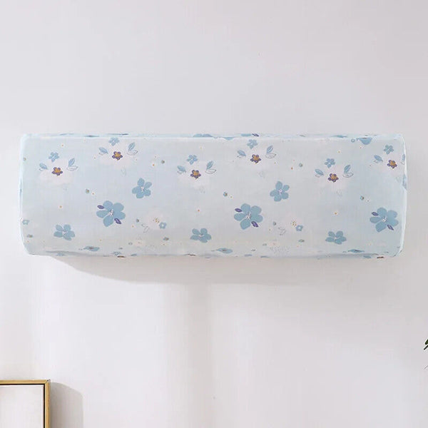 2 Ton Blue Flower Ac Cover