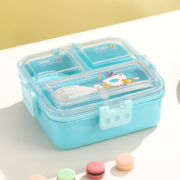 3 Compartment Plastic Lunch Box Lx7139