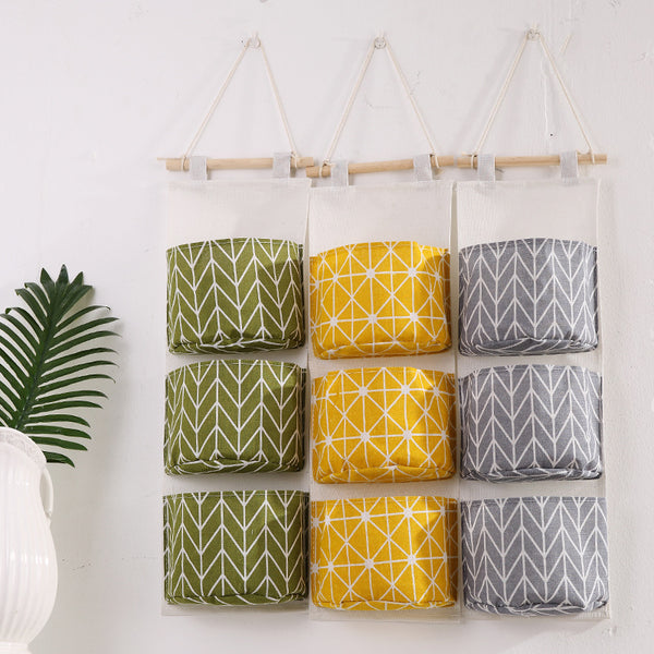 3 Layer Cotton Storage Hanging Organizers