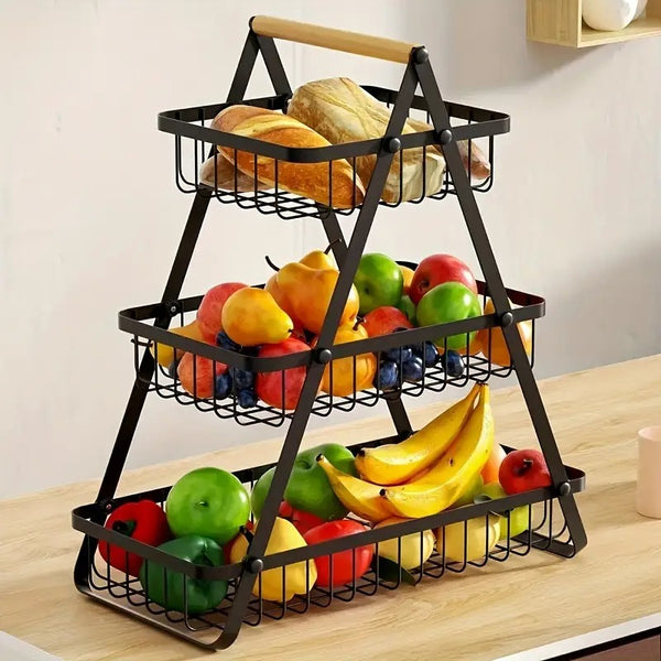 3 Tier Metal Fruit Basket