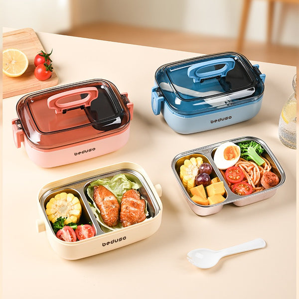 900ml Stainless Steel Lunch Box With Handle