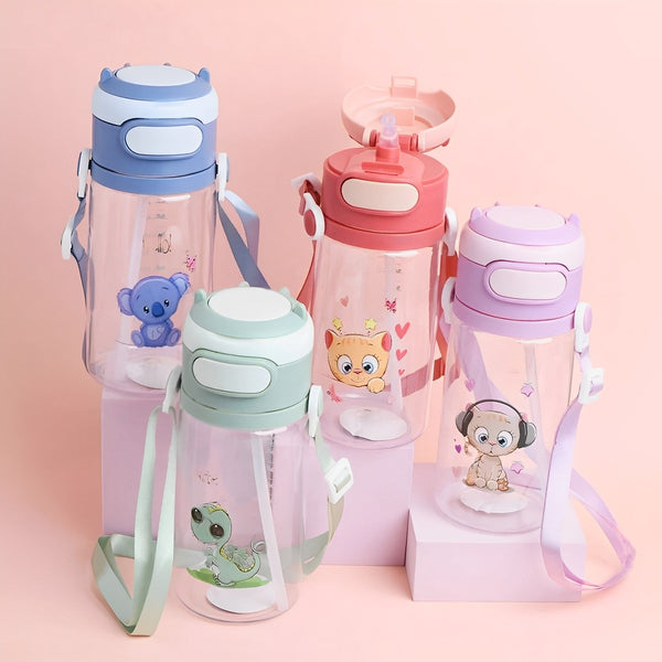 550ml Cartoon Animal Kids Water Bottle