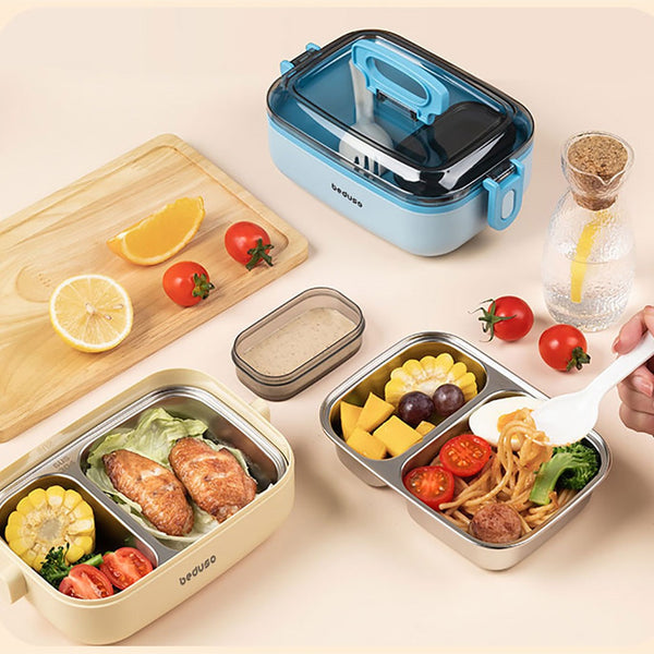 900ml Stainless Steel Lunch Box With Handle