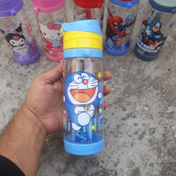 Cartoon Character 600ml Plastic Water Bottle