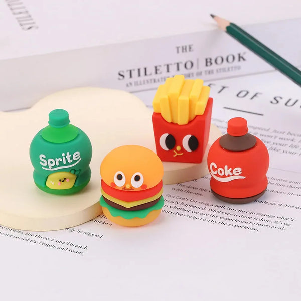 Fast Food Themed Single Hole Pencil Sharpener