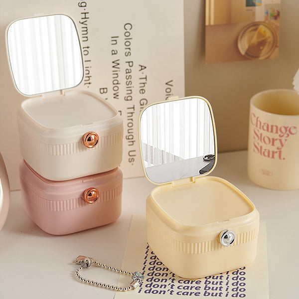 Mini Jewellery Organizer With Mirror