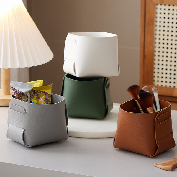 Pu Leather Multipurpose Storage Box