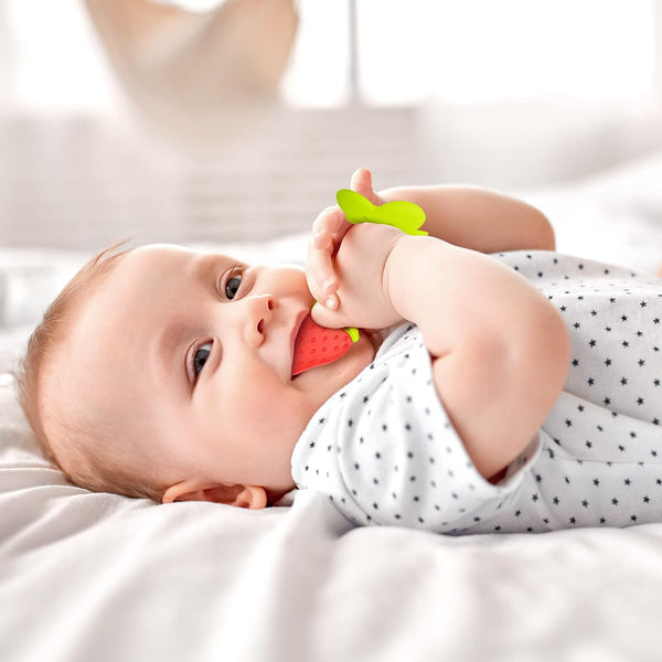 Safe Silicone Fruit Baby Teethers