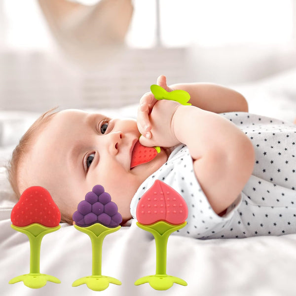 Safe Silicone Fruit Baby Teethers