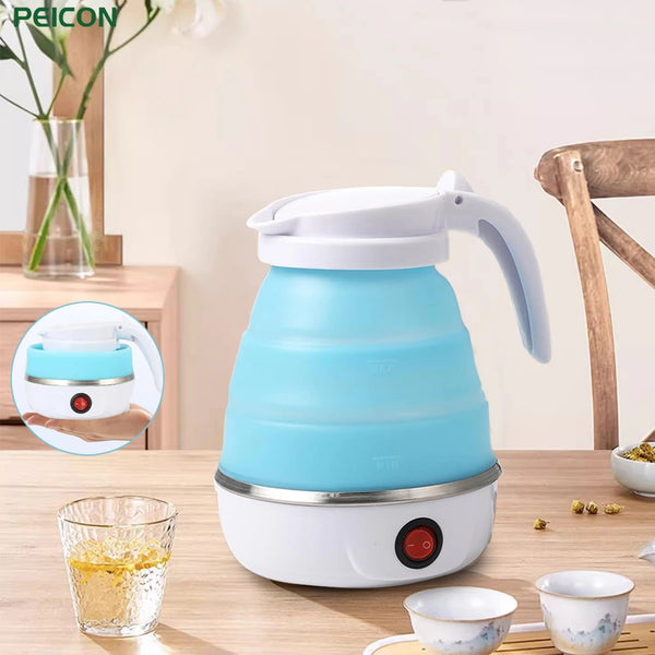 Silicone folding electric kettle
