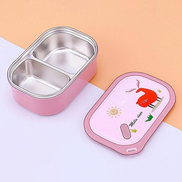 Stainless Steel 1000ml Animal Cartoon Lunch Box