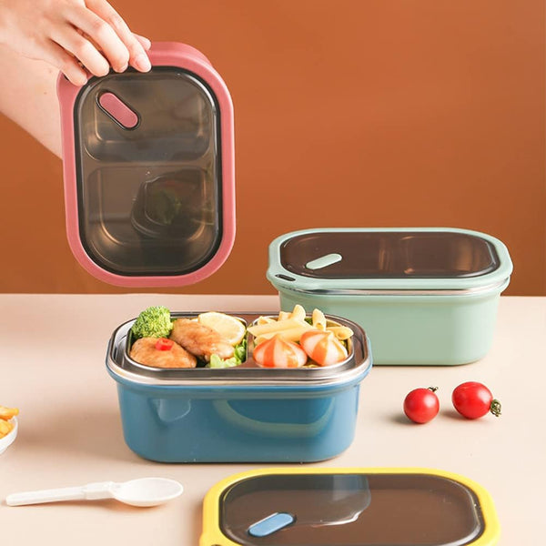 Stainless Steel 2 Layer 1200ml Lunch Box