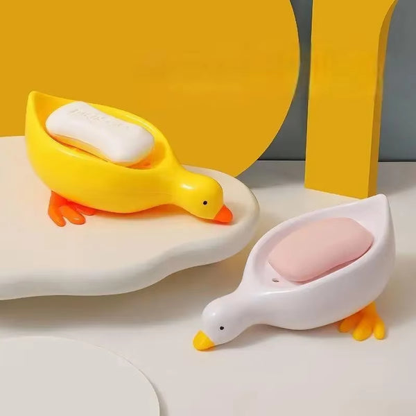 Yellow Duck Shaped Soap Case